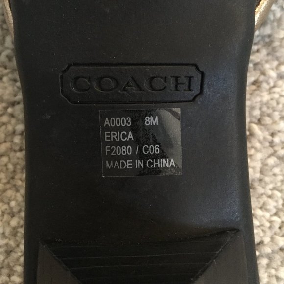 Coach Metallic Sandals - Picture 2 of 7